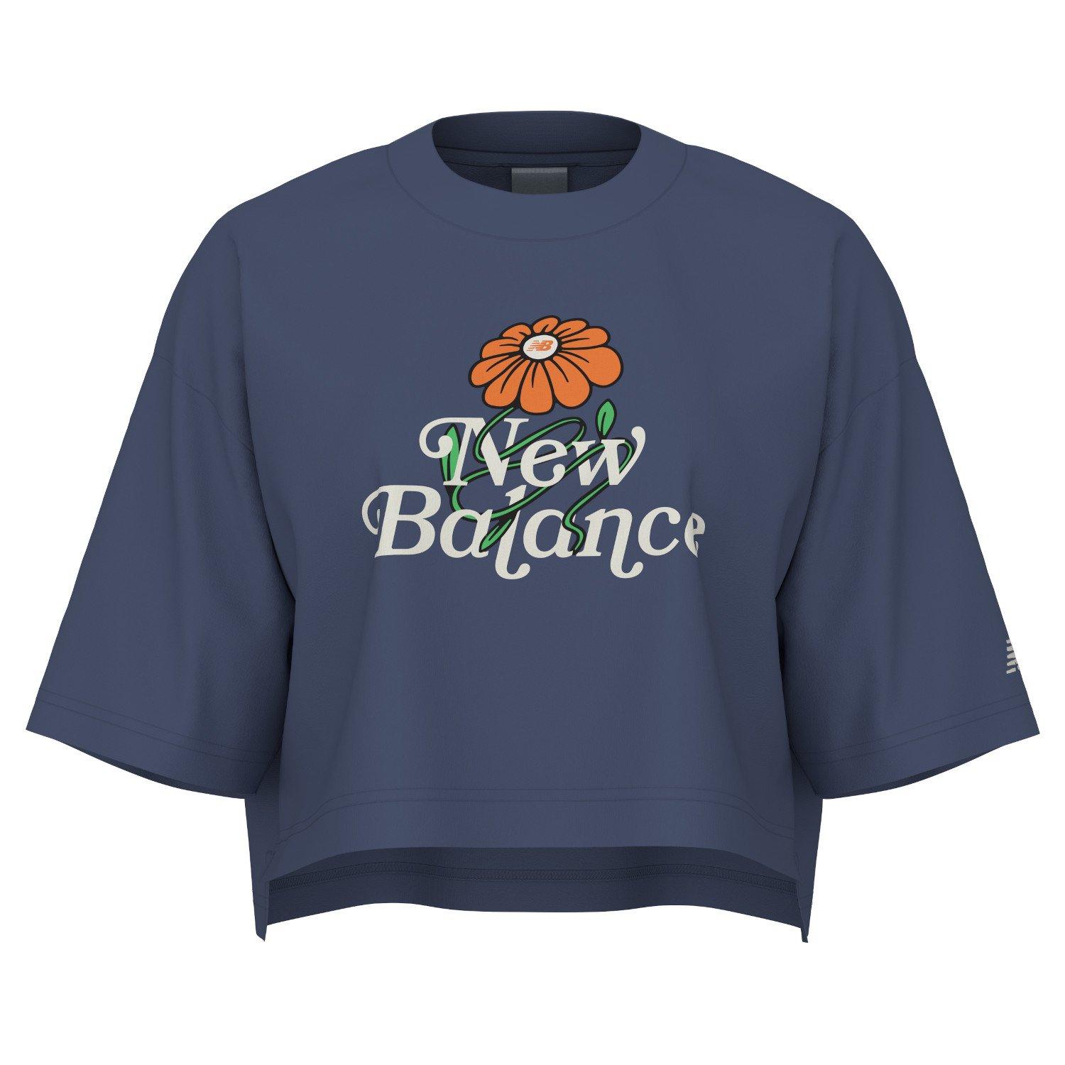 New Balance Women's Crop Floral Tee